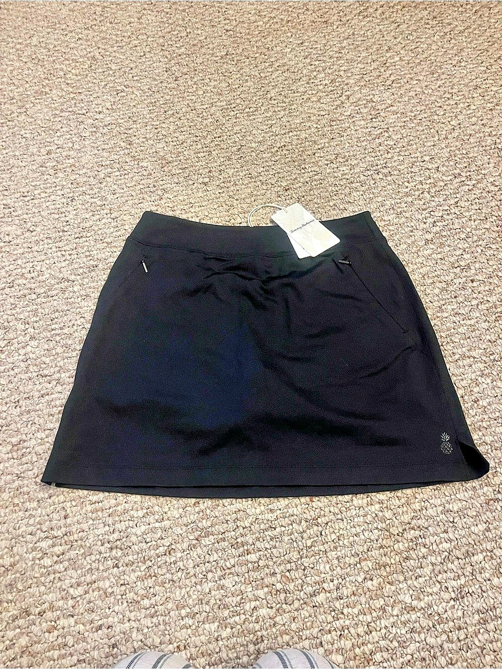 Tommy Bahama Aubrey IslandZone Skort Black Mini Skirt